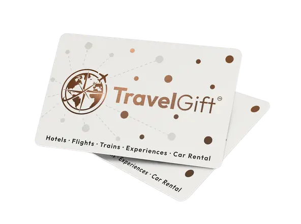 The gift card for travel